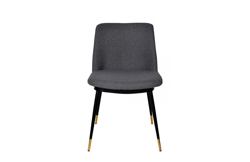 Modrest Batson Modern Grey Fabric Dining Chair (Set of 2)
