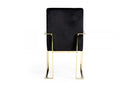 Modrest Fowler Modern Black Velvet Dining Chair