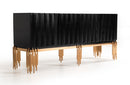 Modrest Token Modern Black & Rosegold Buffet