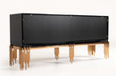 Modrest Token Modern Black & Rosegold Buffet