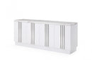 Modrest Kingsley Modern Marble & Stainless Steel Buffet