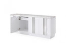 Modrest Kingsley Modern Marble & Stainless Steel Buffet