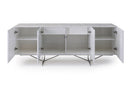 Modrest Chrysler Modern White High Gloss Buffet