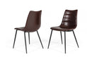 Gilliam Modern Brown Dining Chair (Set of 2)