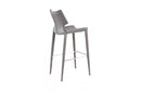 Modrest Hayes Modern Grey Eco-Leather Bar Stool (Set of 2)