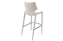 Modrest Hayes Modern White Eco-Leather Bar Stool (Set of 2)