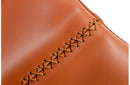 Modrest Hiawatha Modern Cognac Eco-Leather Dining Chair