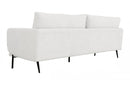 Divani Casa Higgins Modern White Fabric Sofa