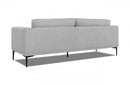 Divani Casa Jada Modern Light Grey Loveseat