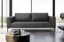 Divani Casa Jada Modern Dark Grey Loveseat