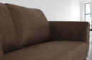 Divani Casa Jada Modern Brown Fabric Loveseat