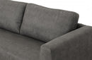 Divani Casa Jada Modern Dark Grey Fabric Sofa