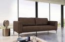 Divani Casa Jada Modern Brown Fabric Sofa