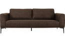 Divani Casa Jada Modern Brown Fabric Sofa