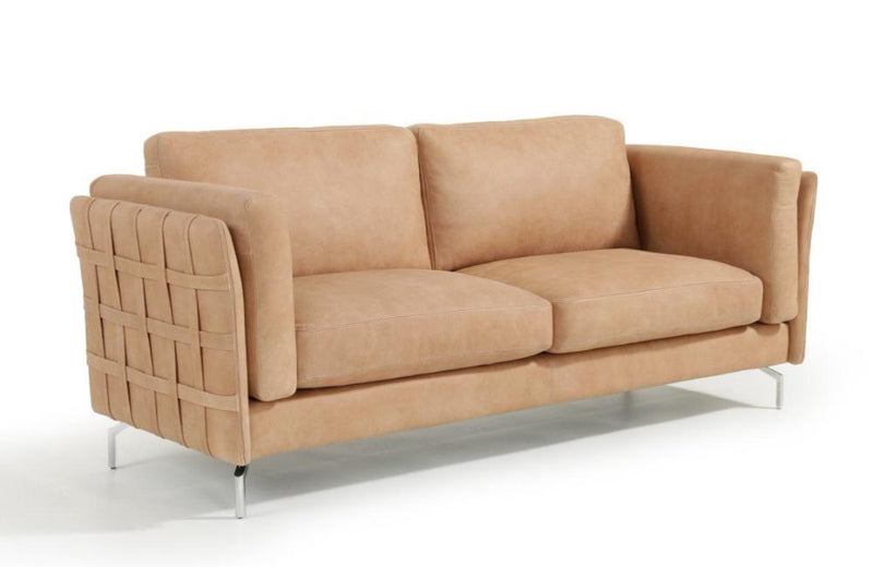 Frank Italian Leather Sofa Set