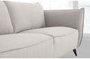 Divani Casa Jihae Modern Grey Fabric Sofa