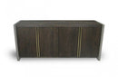 Modrest June Modern Dark Grey & Walnut Buffet