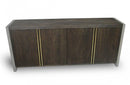 Modrest June Modern Dark Grey & Walnut Buffet