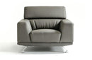 Garrett Modern Dark Grey Eco-Leather Sofa Set