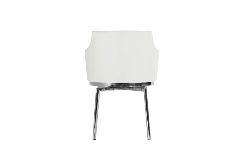 Modrest Kaweah Modern White Dining Chair