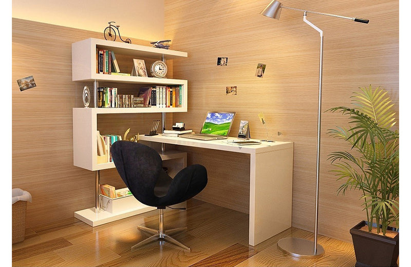 KD002 Modern Office Desk Matte White