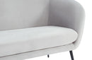 Divani Casa Koeing Modern Light Grey Fabric Sofa