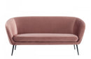 Divani Casa Koeing Modern Coral Fabric Sofa