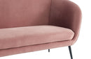 Divani Casa Koeing Modern Coral Fabric Sofa