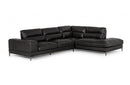 Divani Casa Kudos Modern Dark Grey Chaise Sectional Sofa