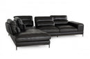 Divani Casa Kudos Modern Dark Grey Chaise Sectional Sofa