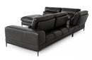 Divani Casa Kudos Modern Dark Grey Chaise Sectional Sofa