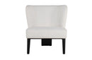 Divani Casa Ladean Modern White Accent Chair