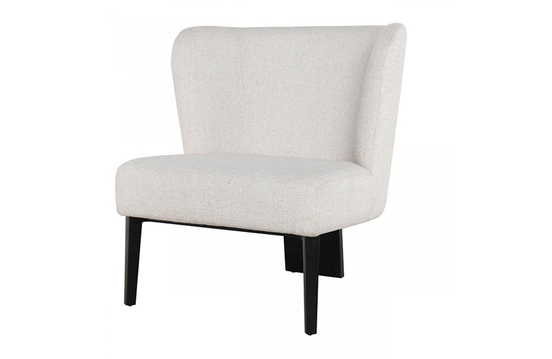 Divani Casa Ladean Modern White Accent Chair