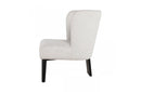 Divani Casa Ladean Modern White Accent Chair