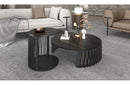 Modrest Larimer Modern Round Coffee Table Set