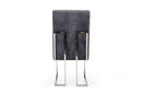 Modrest Legend Modern Grey Fabric & Stainless Steel Dining Chair (Set of 2)