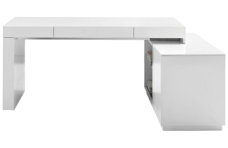 Mikaela Modern Office Desk Light Gray