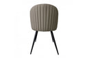 Modrest Marnie Contemporary Gray + Cream Dining Chair