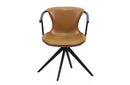 Modrest Maureen Modern Camel & Black Dining Chair