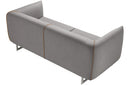 Divani Casa Medora Modern Grey  Fabric Sofa