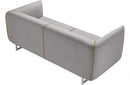 Travis Modern Grey & Yellow Fabric Sofa Set
