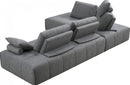 Cadence Modern Grey Fabric Modular Sectional Sofa