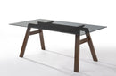 Modrest Travis & Tobias Modern Walnut Dining Set