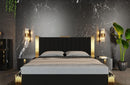 Modrest Token Modern Black & Gold Bed