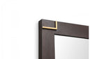 Modrest Moontide Modern Smoked Ash & Gold Mirror