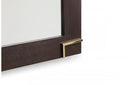 Modrest Moontide Modern Smoked Ash & Gold Mirror