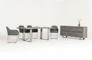 Riley Modern Grey Dining Set