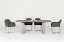 Riley Modern Grey Dining Set