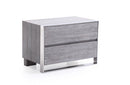 Modrest Arlene Modern Grey Elm Nightstand