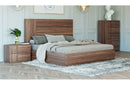 Nova Domus Asus Italian Modern Walnut Bed
